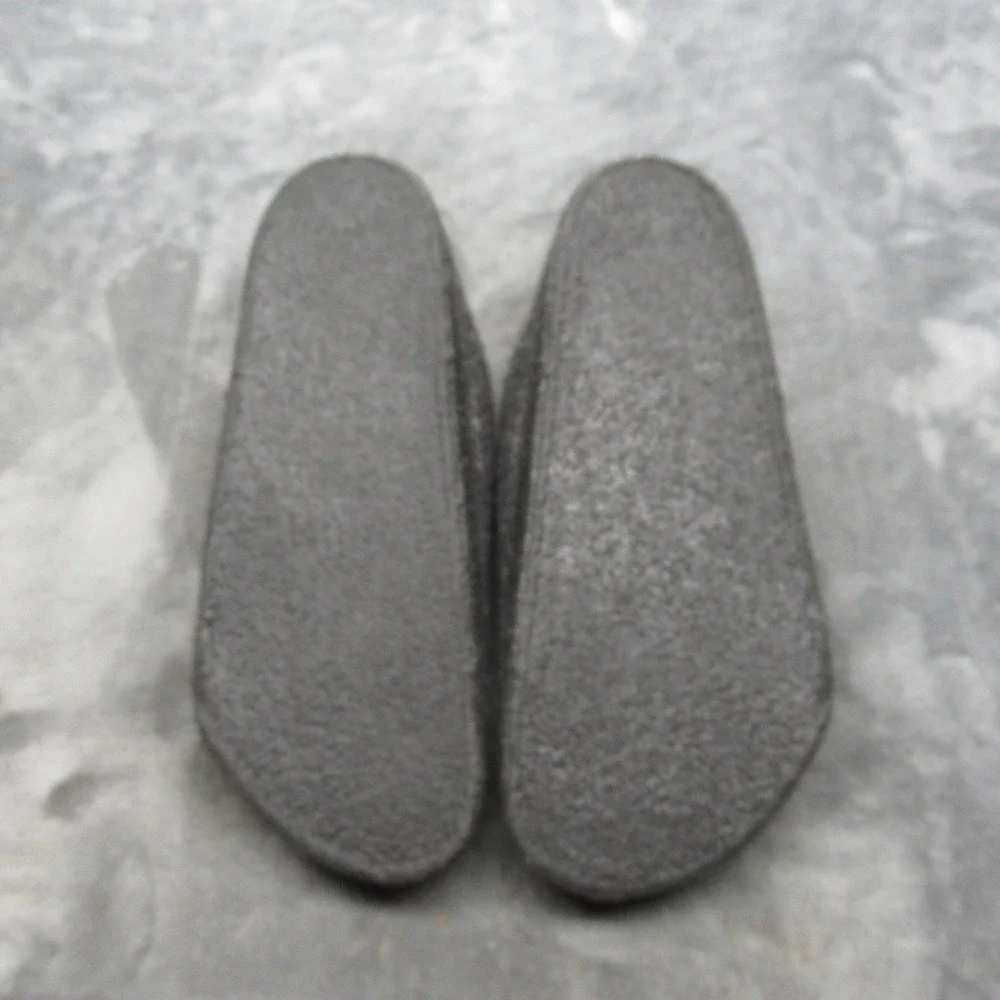 Birkenstock Clogs Men 8 Women 10 EU41 Gray Slip On‎ Wool Blend Made Germany NWOB